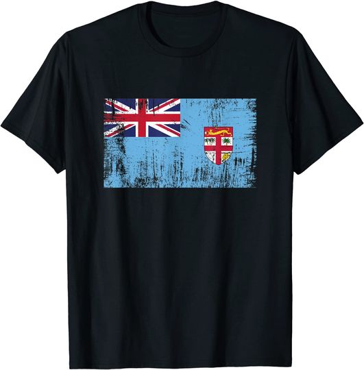 Fiji Fijian Flag Gift Football T-Shirt