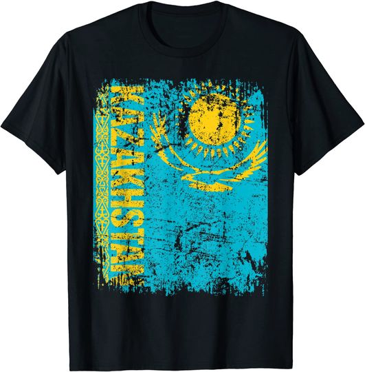 Kazakhstan Flag T Shirt