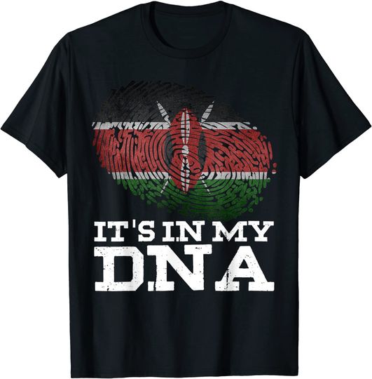 It's In My DNA Kenyan Costume African Pride T Shirt