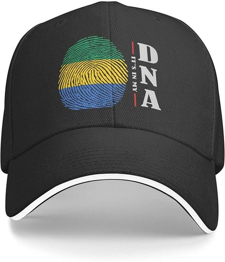 Its in My DNA Gabon Flag Baseball Cap