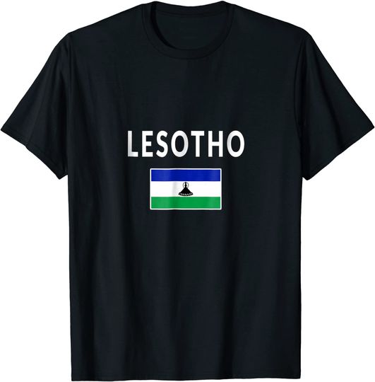 Lesotho Mosotho Flag T Shirt