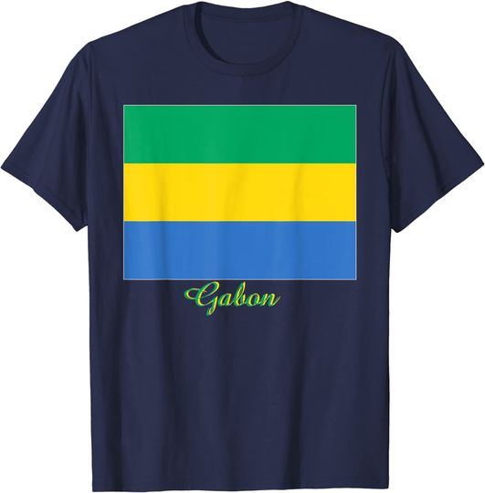 Souvenir Gabon Flag T-Shirt