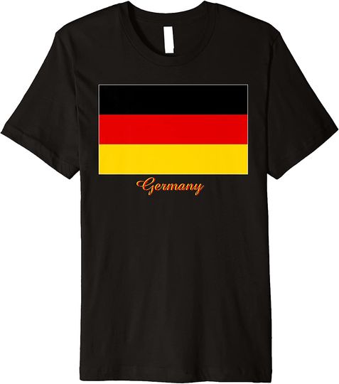 Souvenir German Germany Flag Premium T-Shirt