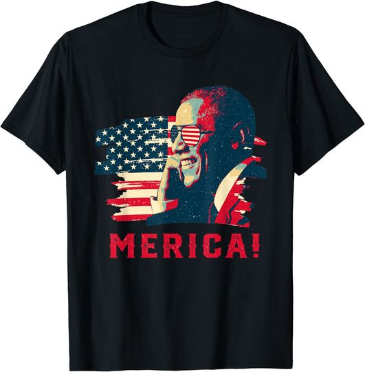 Barack Obama American Flag T-Shirt