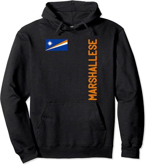 Marshallese Flag And Marshall Islands Roots Pullover Hoodie