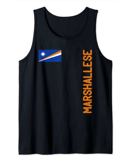 Marshallese Flag And Marshall Islands Roots Tank Top
