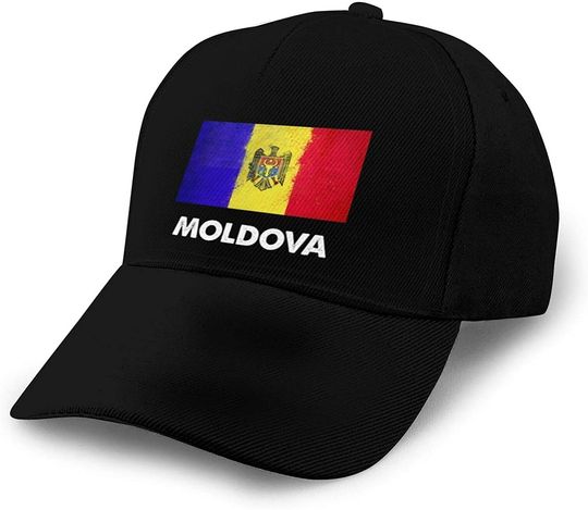 ZADPBB The Flag of Moldova Adjustable Baseball Cap