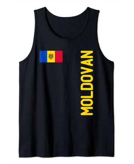 Moldovan Flag And Moldova Roots Tank Top