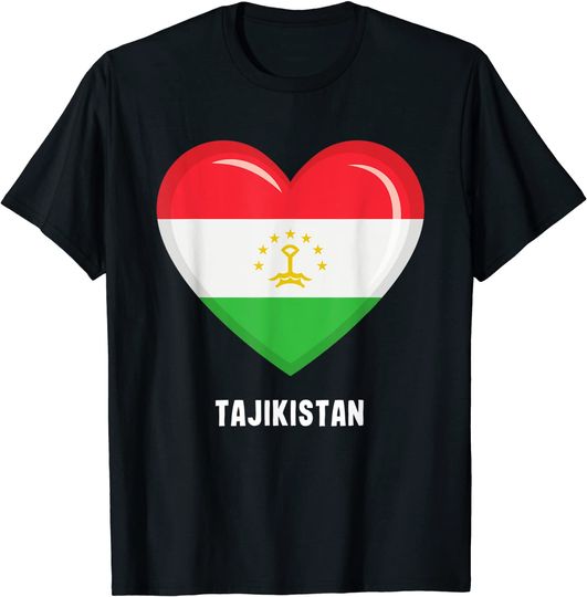 Tajik Tadzhik Tajikistan Flag T-Shirt