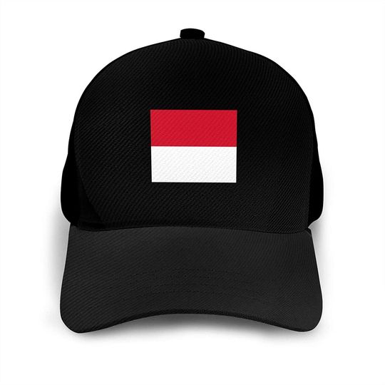 Flag of Monaco Unisex Baseball Cap