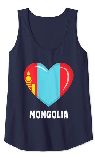 Mongolia Flag Tank Top