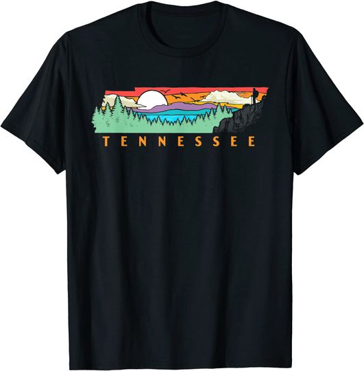 Mountains & Outdoors State Pride Nature Graphic T Shirt