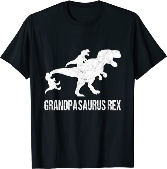 Mens Grandpasaurus T Rex Dinosaur Grandpa Saurus Family Matching T-Shirt