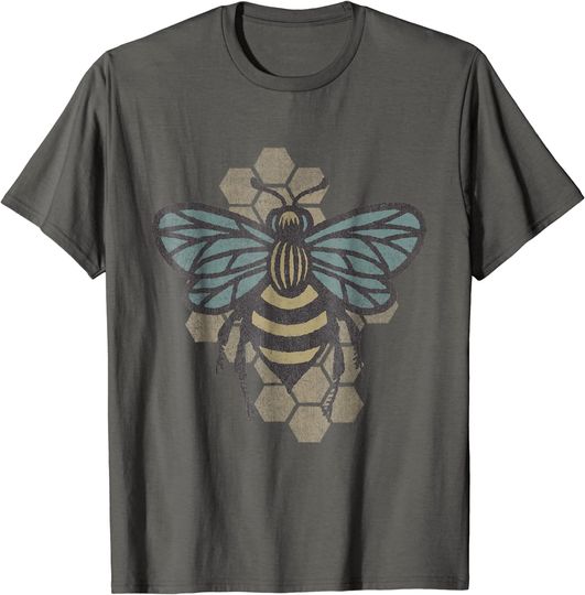 Retro Beekeeper T-Shirt - Vintage Save the Bees Bumblebee