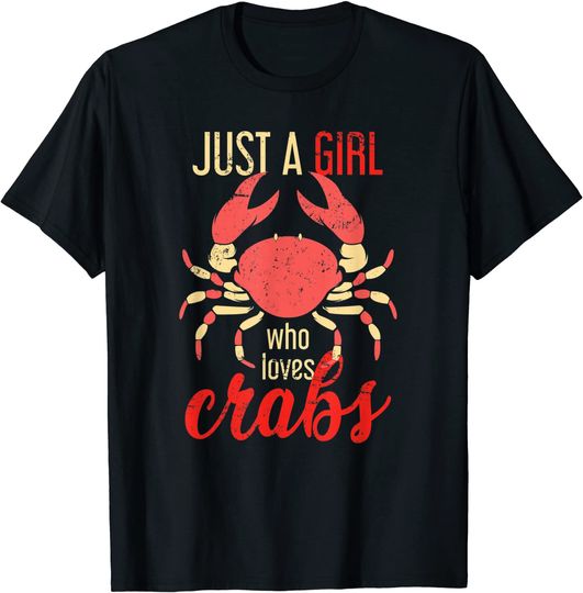 Sea Animal Crabs Aquarist Women Girls Gift Idea Crab T-Shirt