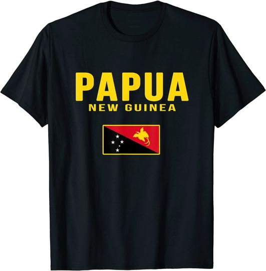 Papua New Guinea T Shirt Papuan Flag Souvenir Travel