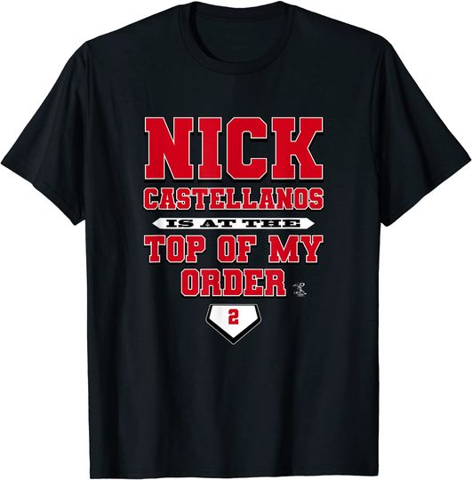Nick Castellanos Top Of My Order Graphic T-Shirt