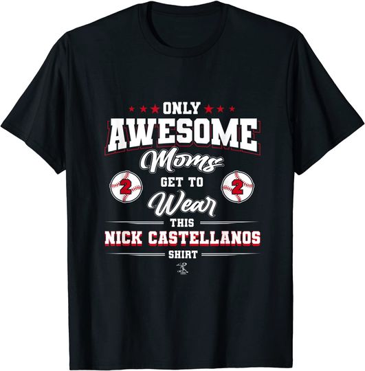 Nick Castellanos - Awesome Moms T-Shirt