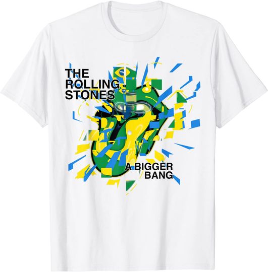 Rolling Stones A Bigger Bang Copacabana White T-Shirt