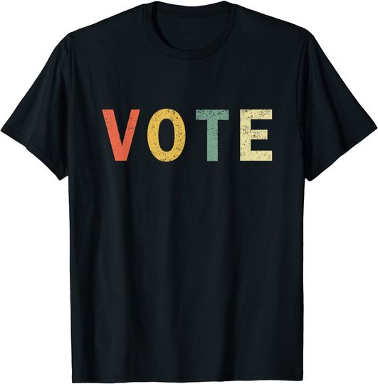 Vote Shirt Retro Voting Rights Suffrage Equality Election T-Shirt