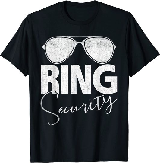 Ring Security Ring Bearer Boys Wedding Reception Gifts T-Shirt