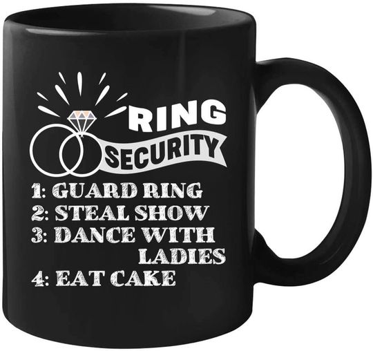 Ring Security Wedding Gift Coffee Mug