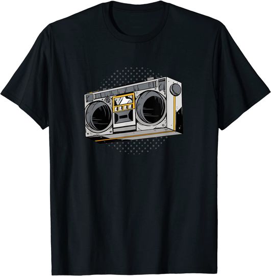 Ghetto Blaster Hip Hop Rap Vintage 80's 90's Music Blaster T-Shirt