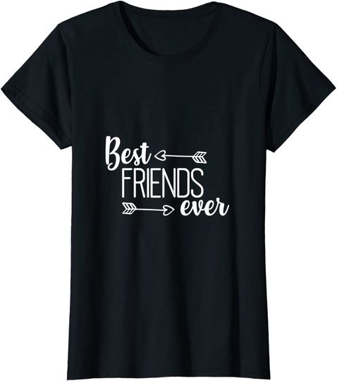 Womens Best Girlfriend Girlfriends Friends Gift for 2 T-Shirt