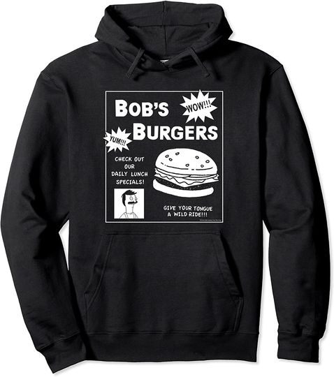 Bob's Burgers Lunch Special Flyer Pullover Hoodie