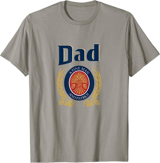 Miller Dad A Fine Man And Patriot Fathers Day T Shirt