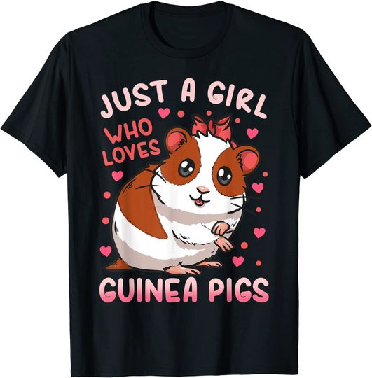 Pig Just a Girl Who Loves Guinea T-Shirt