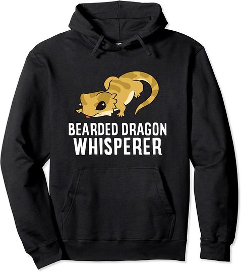 The Whisperer Reptile Lizards Bearded Dragon Pullover Hoodie