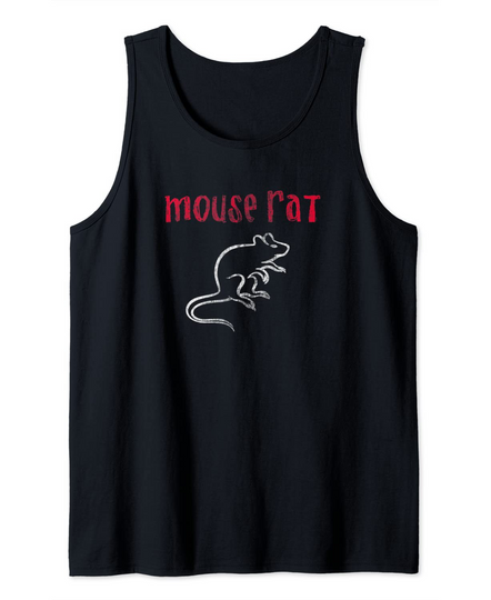 The Mouse Rat Logo Distressed Tank Top