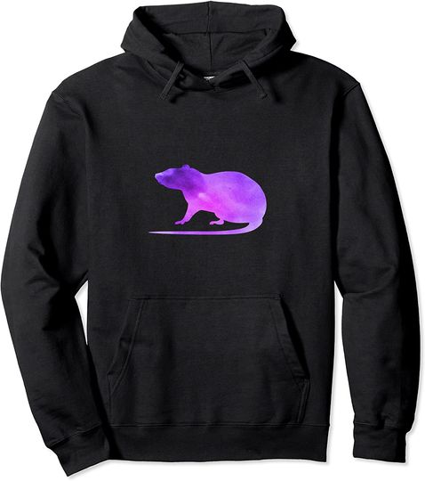Purple Rat Gift Mouse Pullover Hoodie