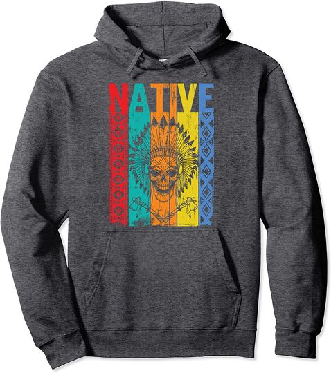 Native American Day 2021 Indigenous People All Indian Land Pullover Hoodie