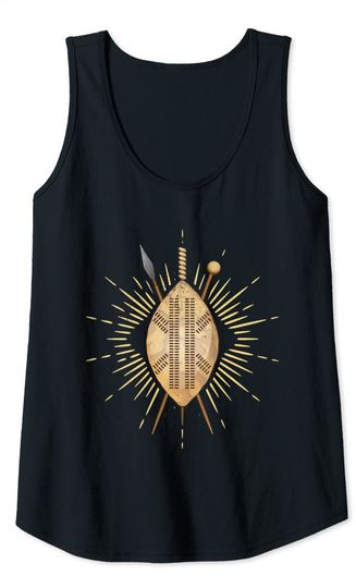 Spear and shield tribe Native American Tank Top