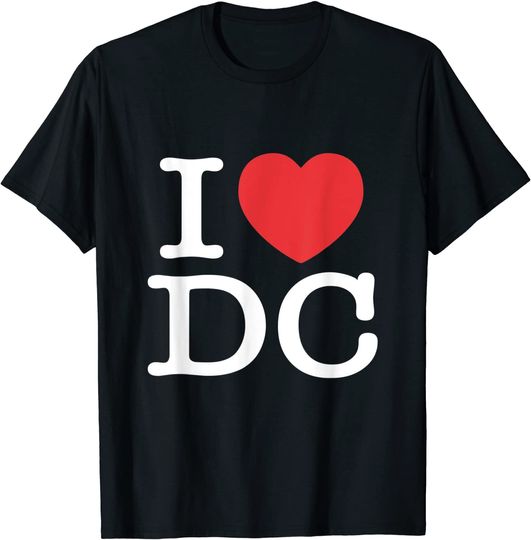 I Heart DC Love District of Columbia T-Shirt