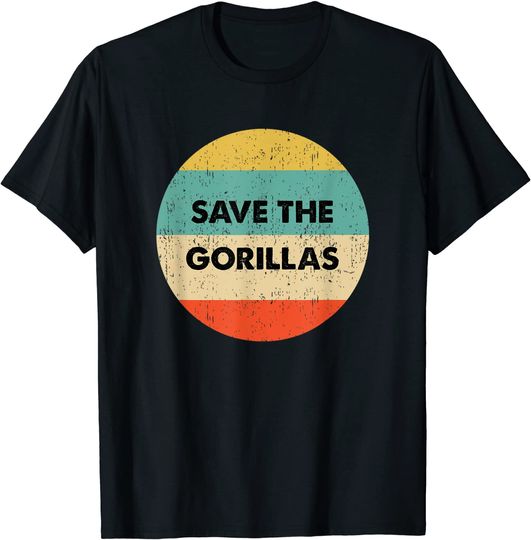 Save The Gorillas T Shirt