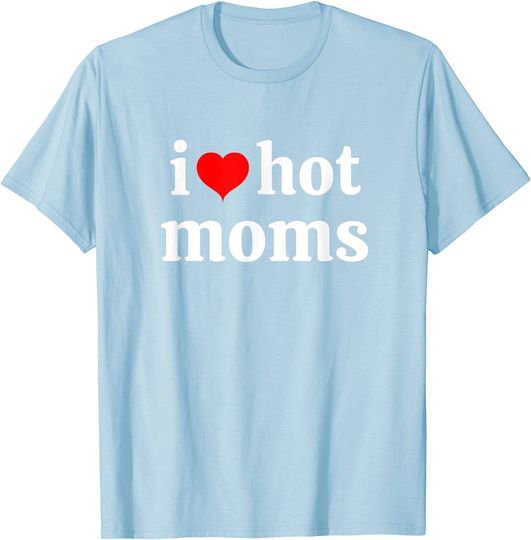 I love hot moms virginity tee Long Sleeves