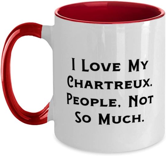 I Love My Chartreux. People, Not So Much Mug