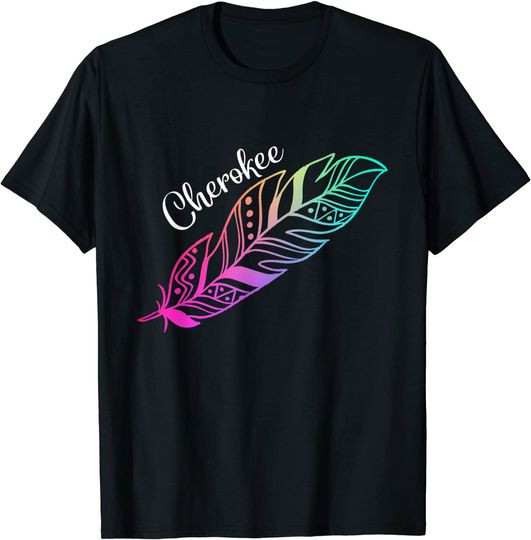 Feather Tee Native American Cherokee Tribe T-Shirt