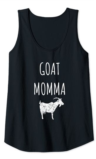 Goat Momma Mom Mother Goat Yoga Farm Farming Day Cute Fun Tank Top