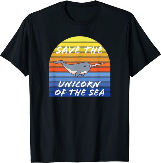 Save the narwhal the ocean unicorn T-Shirt