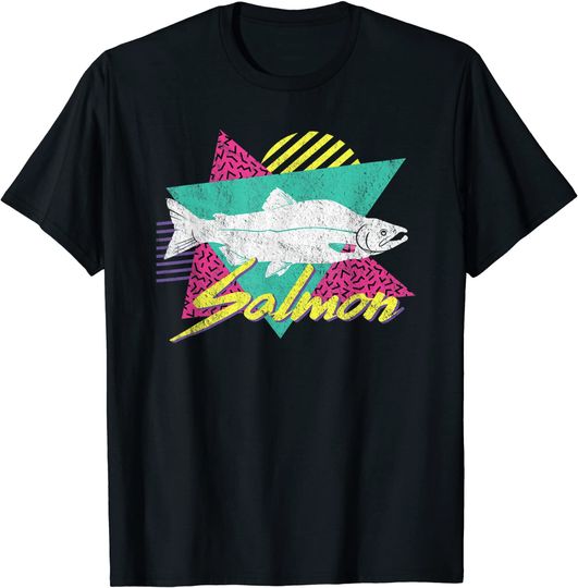 Vintage 80s Or 90s Salmon Fish T-Shirt