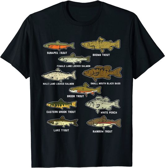 Fish Species Trout Salmon T-Shirt