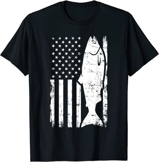 Salmon Fishing USA T-Shirt