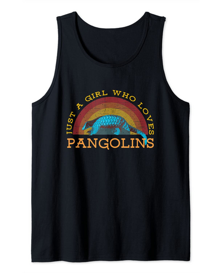 Just A Girl Who Loves Pangolins Tank Top