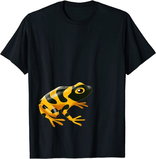 Poison Dart Frog - Black & Yellow - Amphibian - I Love Frogs T-Shirt