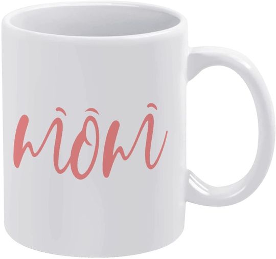 Mug Coffee Tea Cup Customized Personalized Mom Heart Love Gifts for Women Men Unique Boy Girl Birthday Christmas Day
