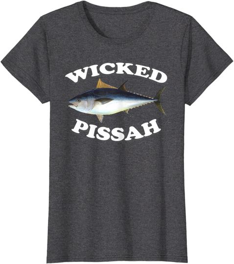 Wicked Pissah Bluefin Tuna Illustration Fishing Angler Gear Hoodie